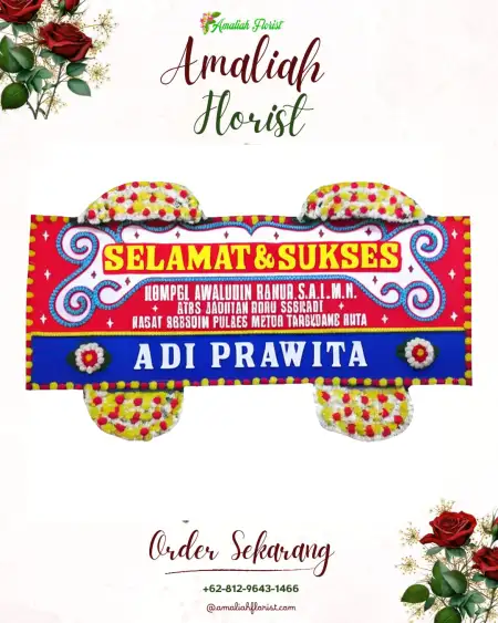 Papan Bunga Ucapan Selamat Sumber Canting